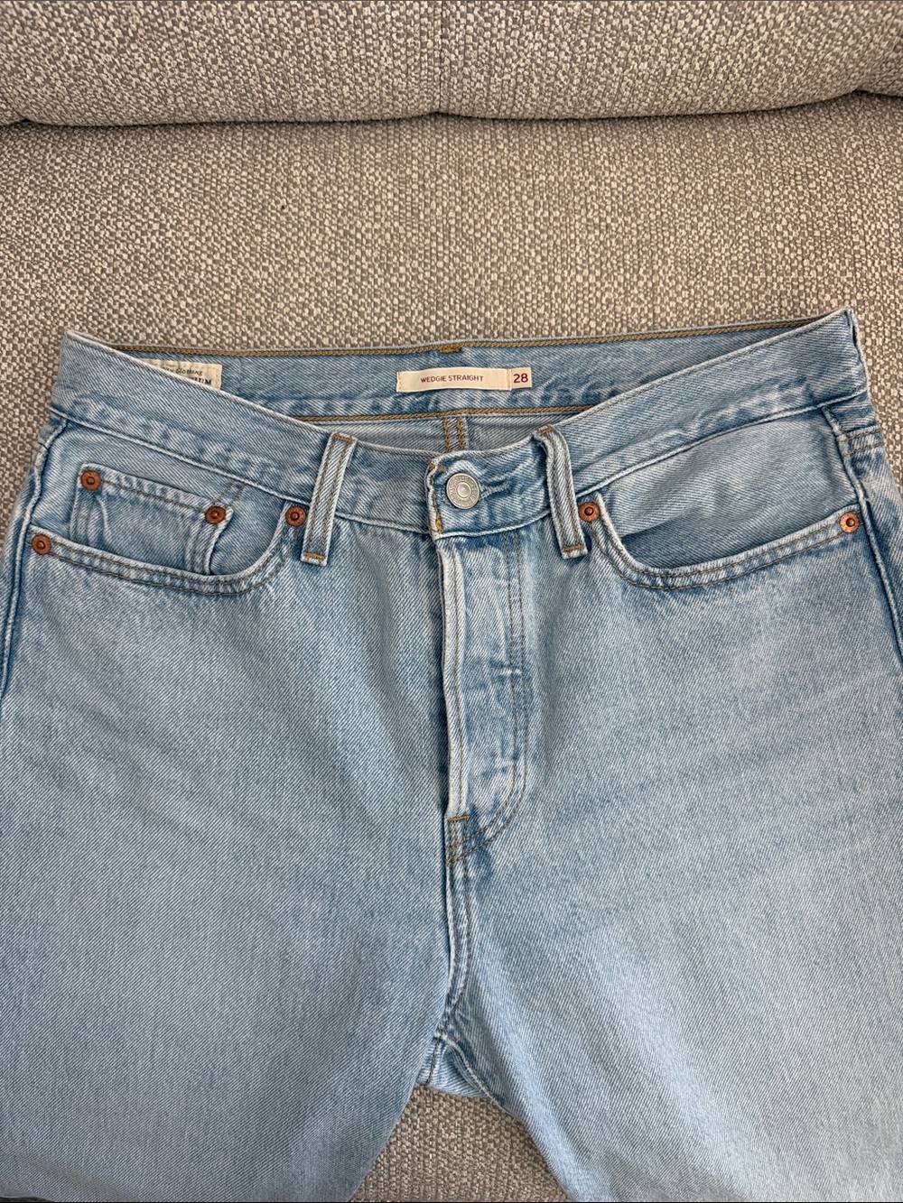 Levi Wedgie Straight Jeans